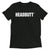 T-shirt - "HEADBUTT™" - Triblend - Black